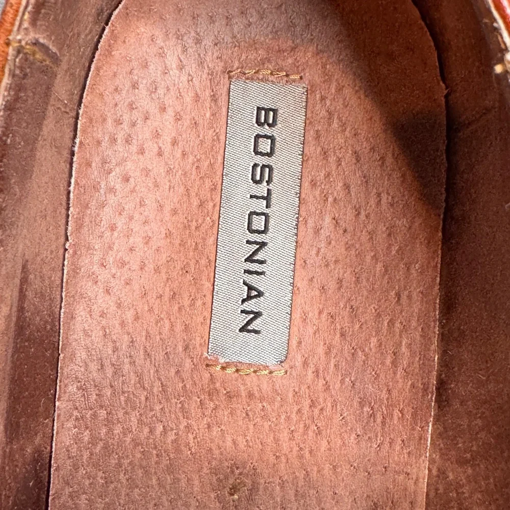 Size 11 Bostonian Leather Slip On Loafers Square Toe Dress Shoes Made in the USA